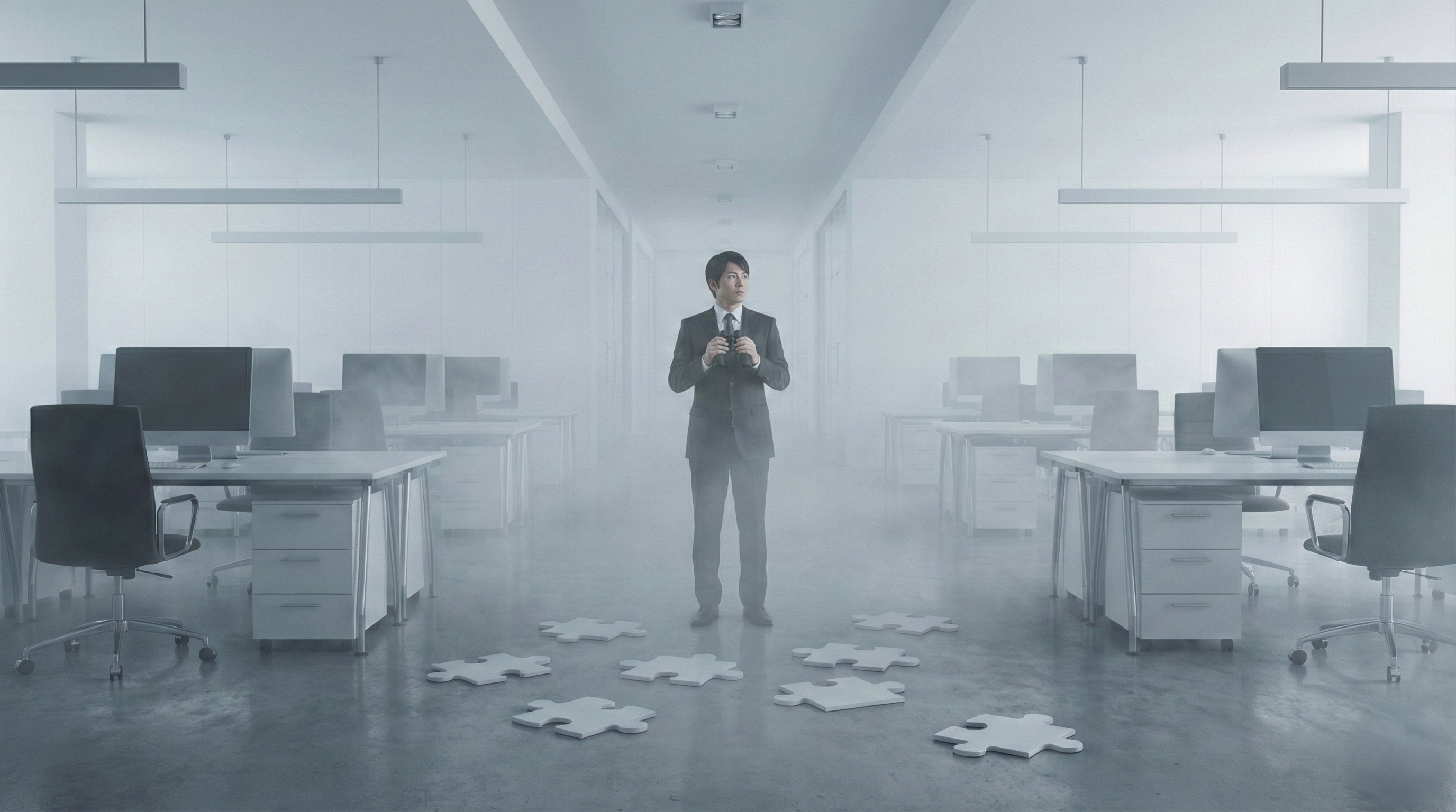 全体像の欠如を表すイメージ